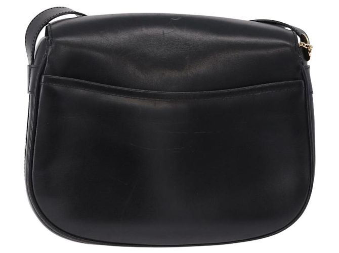 Céline Borsa a tracolla CELINE in pelle nera e oro, autentica, codice 193055 - vista 3