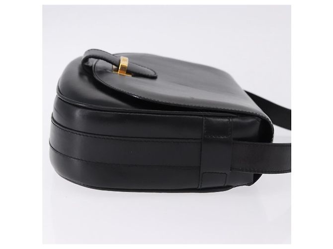 Céline Borsa a tracolla CELINE in pelle nera e oro, autentica, codice 193055 - vista 5