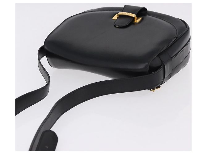 Céline Borsa a tracolla CELINE in pelle nera e oro, autentica, codice 193055 - vista 7