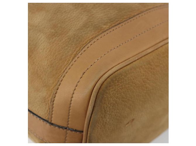 Céline Borsa a tracolla CELINE in pelle beige e oro, autentica 194005 - vista 13