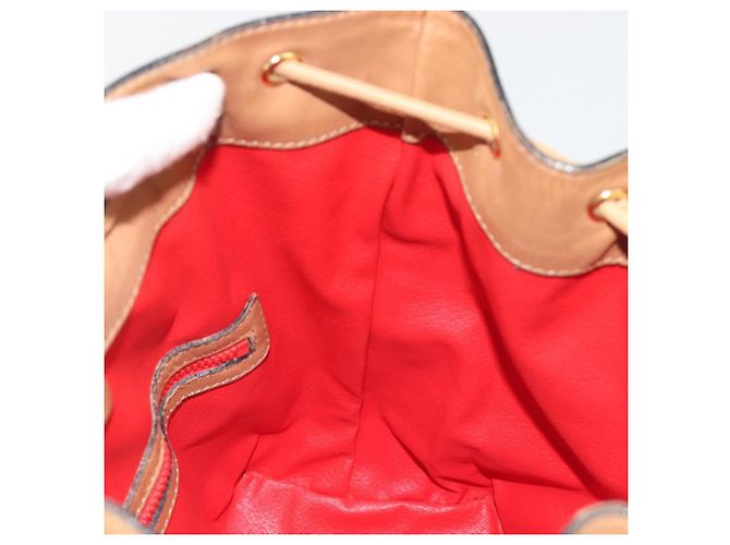 Céline Borsa a tracolla CELINE in pelle beige e oro, autentica 194005 - vista 17