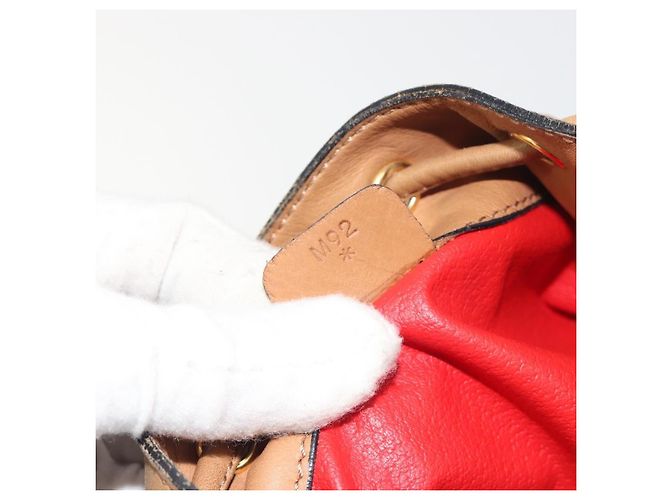 Céline Borsa a tracolla CELINE in pelle beige e oro, autentica 194005 - vista 21