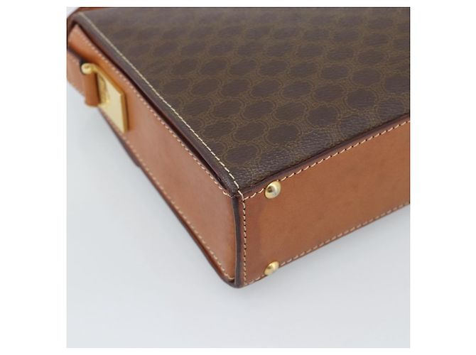 Céline Borsa a tracolla CELINE Macadam in PVC e pelle, marrone e oro, codice articolo ep15326 - vista 13