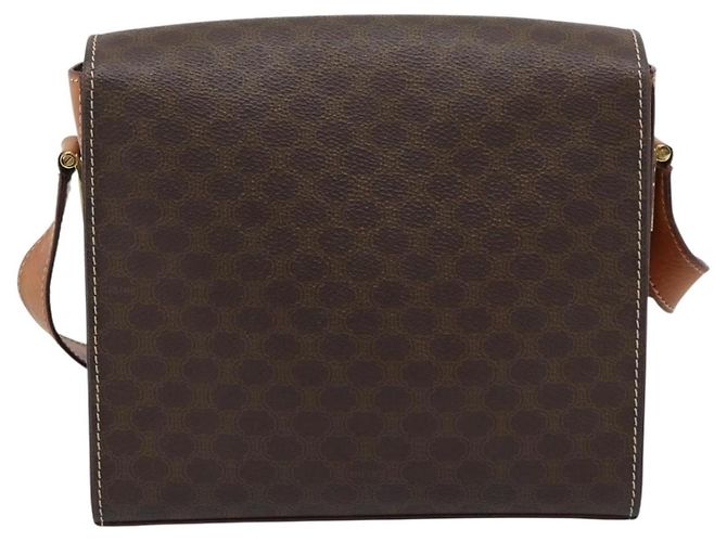 Céline Borsa a tracolla CELINE Macadam in PVC e pelle, marrone e oro, codice articolo ep15326 - vista 3