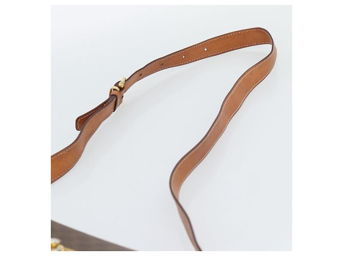 Céline Borsa a tracolla CELINE Macadam in PVC e pelle, marrone e oro, codice articolo ep15326 - vista 8