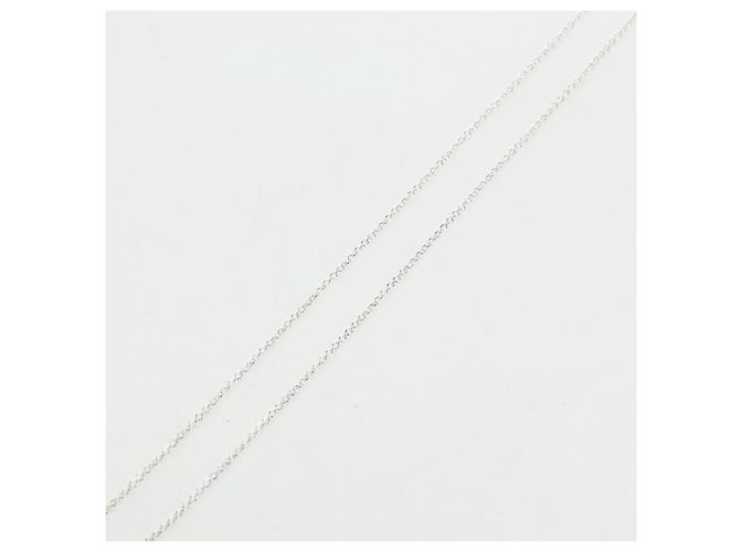 Tiffany & Co Collana con doppio cuore a sfregamento TIFFANY&Co. in argento 925, autenticazione am12119M - vista 10