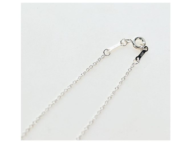 Tiffany & Co Collana con doppio cuore a sfregamento TIFFANY&Co. in argento 925, autenticazione am12119M - vista 5