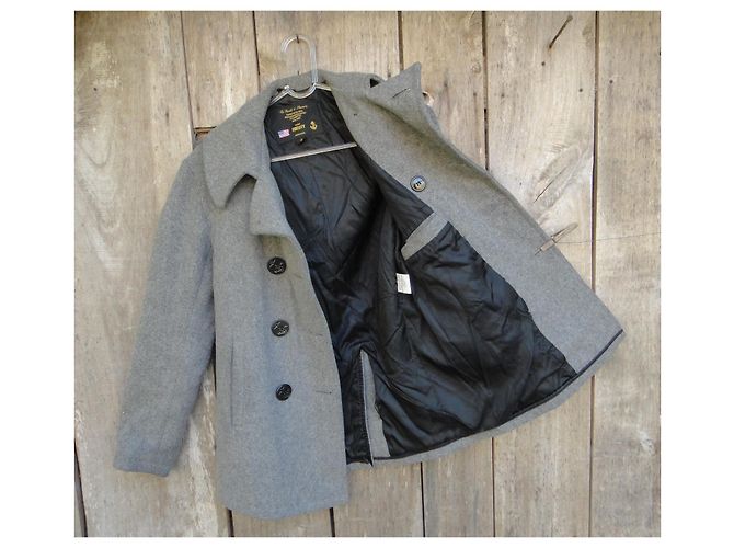 Autre Marque Fidelity Woll-Peacoat Grau - Ansicht 3