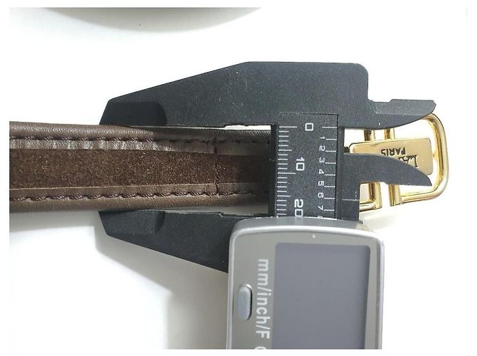 Lanvin Leder- und Wildledergürtel Braun - Ansicht 8