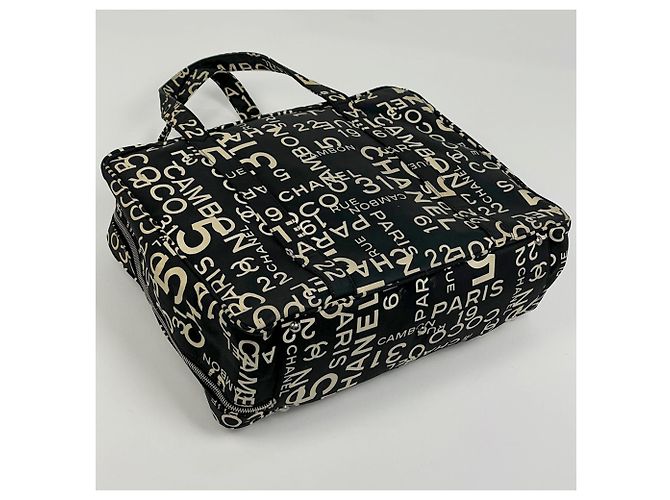 Borsa Tote Chanel By C Nero Bianco - vista 2