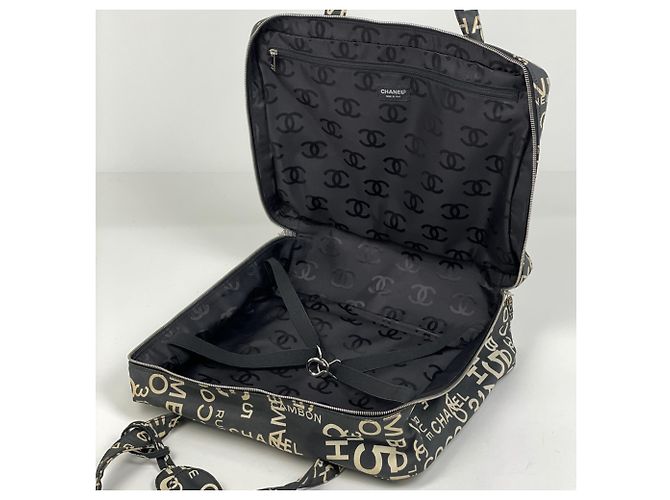 Borsa Tote Chanel By C Nero Bianco - vista 8