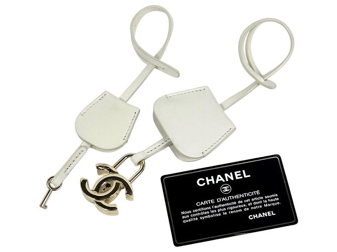 Borsa Vanity Chanel Matelassé Bianco Rosso Blu - vista 12