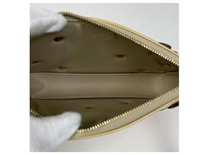 Borsa Louis Vuitton Flower Lexington Beige - vista 8