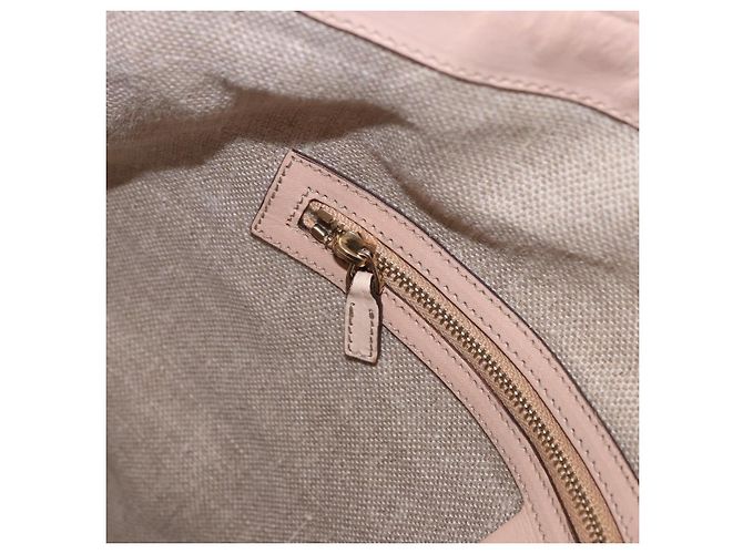 Borsa a tracolla GUCCI Flora Horsebit Canvas Beige Gold 170014 Auth 198680M D'oro - vista 23