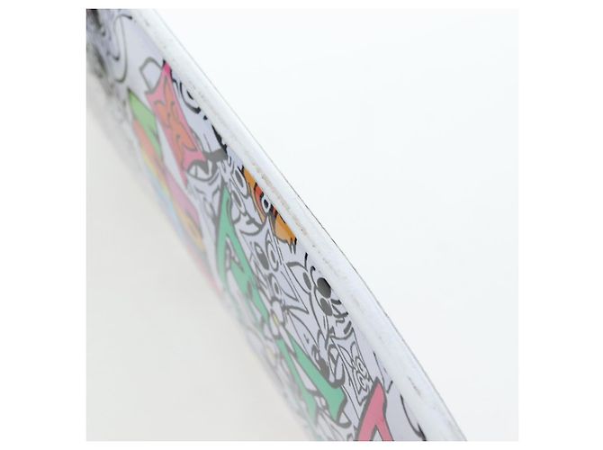 LOUIS VUITTON Monogram Comics Skateboard Maple Wood GI0884 LV Auth ar14157SAM Blanc Bleu Multicolore - vue 15