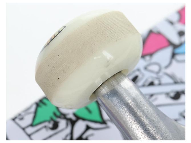 LOUIS VUITTON Monogram Comics Skateboard Maple Wood GI0884 LV Auth ar14157SAM Blanc Bleu Multicolore - vue 25