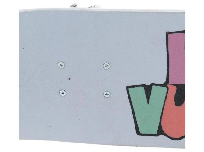 LOUIS VUITTON Monogram Comics Skateboard Maple Wood GI0884 LV Auth ar14157SAM Blanc Bleu Multicolore - vue 4