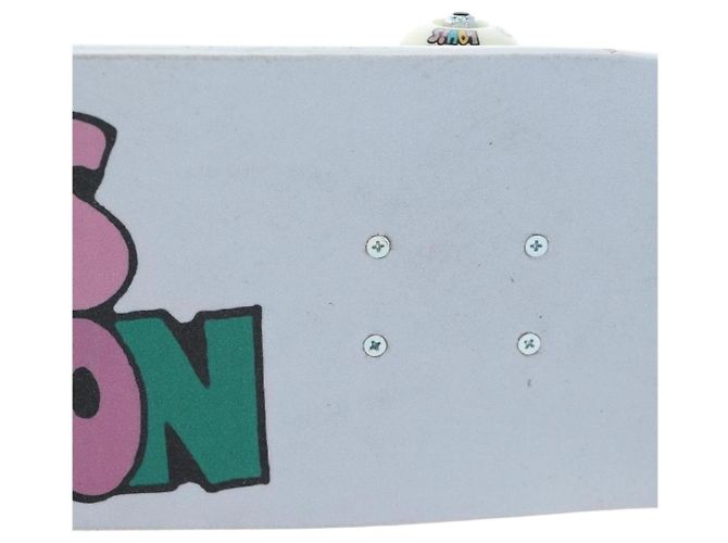 LOUIS VUITTON Monogram Comics Skateboard Maple Wood GI0884 LV Auth ar14157SAM Blanc Bleu Multicolore - vue 6