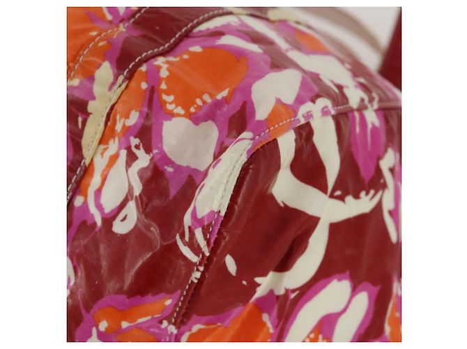 Borsa Tote CHANEL High Summer Line PVC Canvas Red CC Auth BA15144 Rosso - vista 16