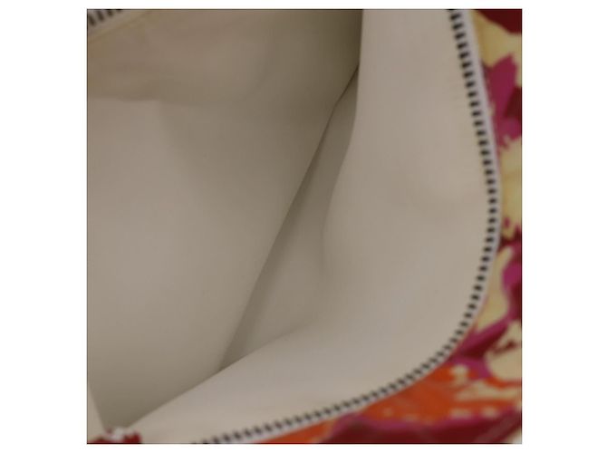 Borsa Tote CHANEL High Summer Line PVC Canvas Red CC Auth BA15144 Rosso - vista 24
