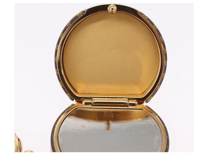 LOUIS VUITTON Monogram Porte Cles Boite Chapeau metal Gold M63089 Auth 196993M D'oro Monogramma - vista 11