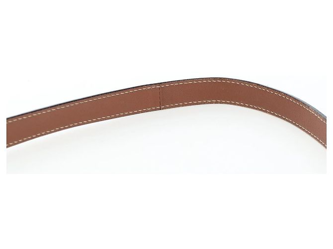 Céline Borsa a Tracolla Rotonda CELINE Triomphe PVC Nero Oro Auth 199654M D'oro - vista 17