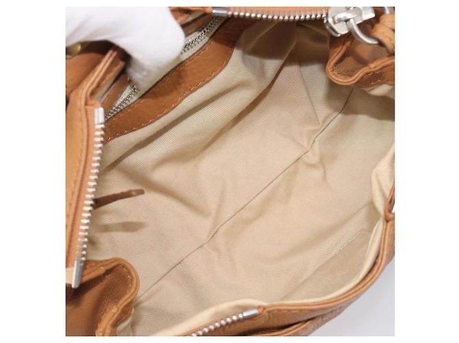Chloé Borsa Chloe Mini Paddington in pelle marrone argento oro Auth yk20764V D'oro - vista 11