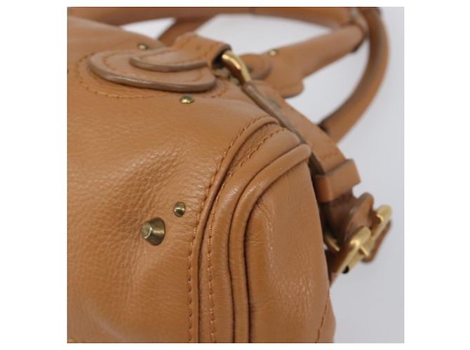 Chloé Borsa Chloe Mini Paddington in pelle marrone argento oro Auth yk20764V D'oro - vista 15