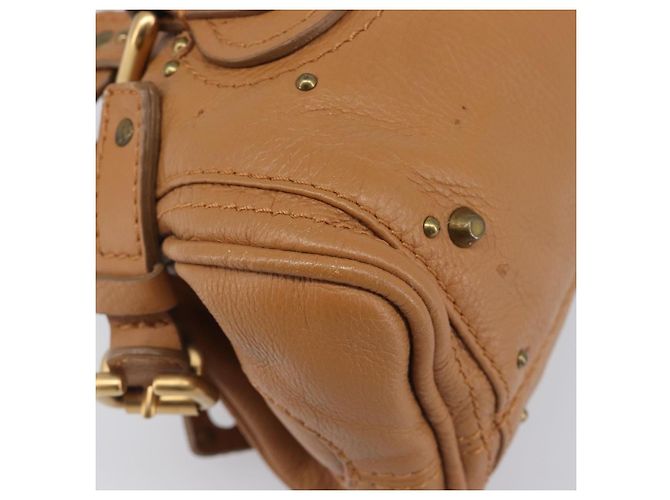 Chloé Borsa Chloe Mini Paddington in pelle marrone argento oro Auth yk20764V D'oro - vista 16
