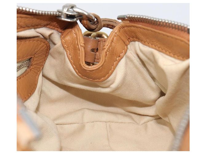 Chloé Borsa Chloe Mini Paddington in pelle marrone argento oro Auth yk20764V D'oro - vista 20