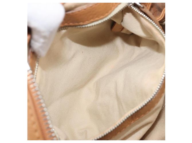 Chloé Borsa Chloe Mini Paddington in pelle marrone argento oro Auth yk20764V D'oro - vista 23