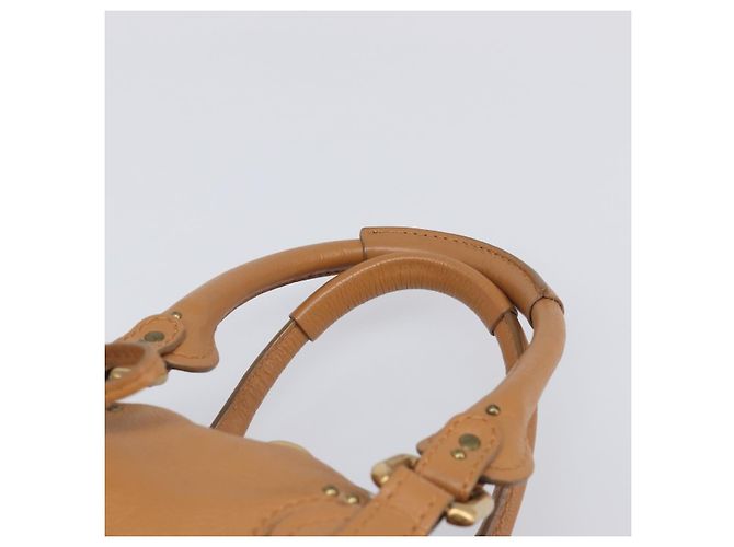 Chloé Borsa Chloe Mini Paddington in pelle marrone argento oro Auth yk20764V D'oro - vista 8