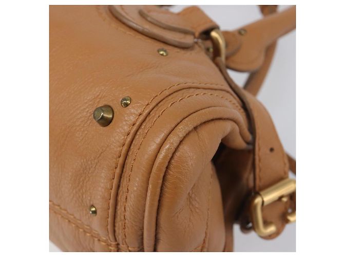 Chloé Borsa Chloe Mini Paddington in pelle marrone argento oro Auth yk20764V D'oro - vista 9