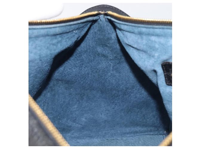 Borsa Boston FENDI in pelle nera e oro Auth 199674V Nero D'oro - vista 20