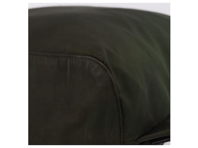 Zaino PRADA Nylon Green Silver Auth ep15691 Argento Verde - vista 19
