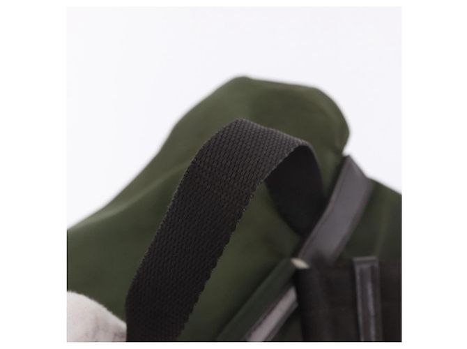 Zaino PRADA Nylon Green Silver Auth ep15691 Argento Verde - vista 7