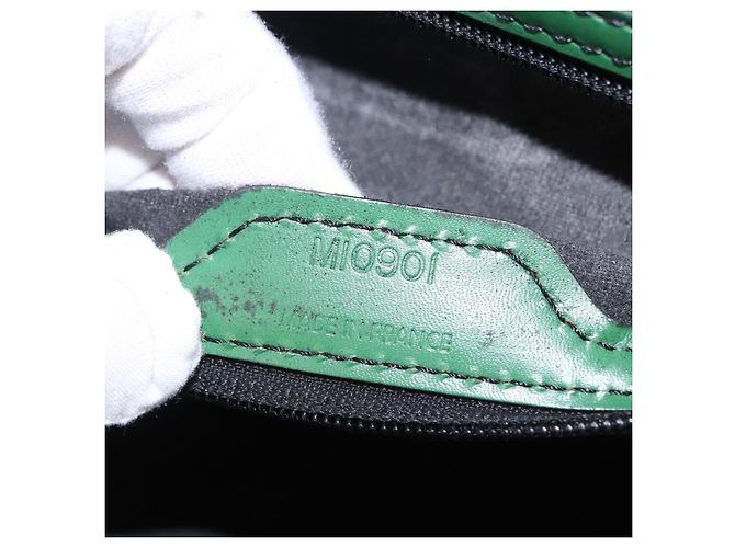 LOUIS VUITTON Epi Sac Plat Hand Bag Green M59084 LV Auth 197049 Verde - vista 12