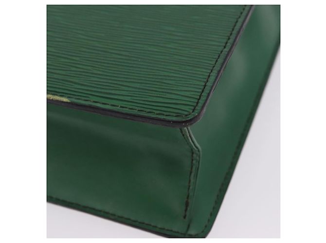 LOUIS VUITTON Epi Sac Plat Hand Bag Green M59084 LV Auth 197049 Verde - vista 15