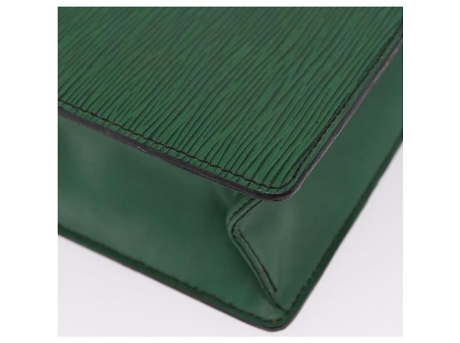 LOUIS VUITTON Epi Sac Plat Hand Bag Green M59084 LV Auth 197049 Verde - vista 16