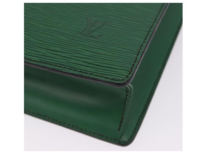 LOUIS VUITTON Epi Sac Plat Hand Bag Green M59084 LV Auth 197049 Verde - vista 17