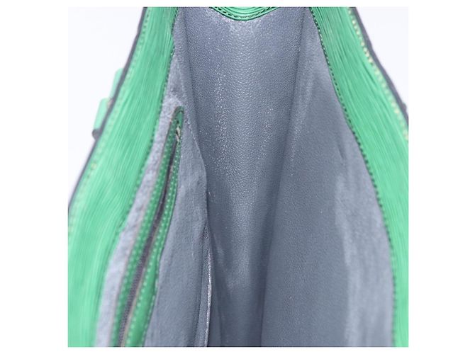 LOUIS VUITTON Epi Sac Plat Hand Bag Green M59084 LV Auth 197049 Verde - vista 19