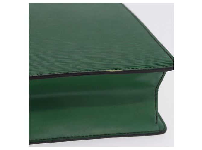 LOUIS VUITTON Epi Sac Plat Hand Bag Green M59084 LV Auth 197049 Verde - vista 6