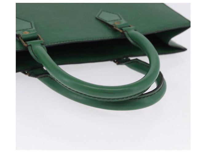 LOUIS VUITTON Epi Sac Plat Hand Bag Green M59084 LV Auth 197049 Verde - vista 8