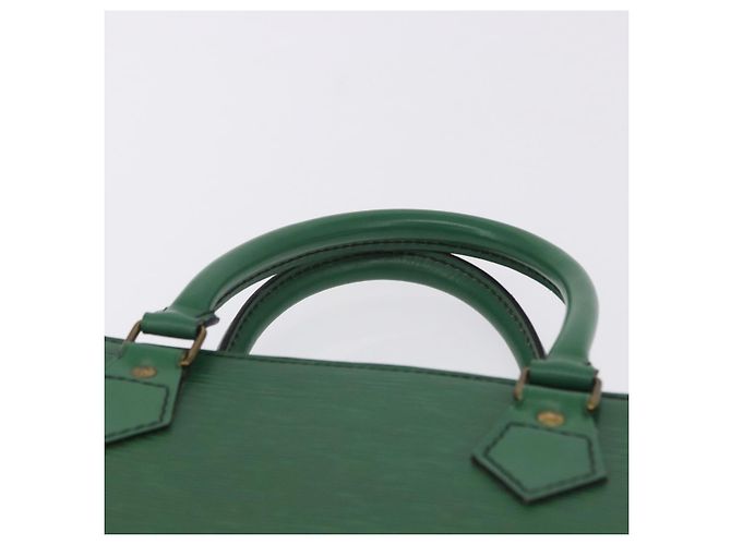LOUIS VUITTON Epi Sac Plat Hand Bag Green M59084 LV Auth 197049 Verde - vista 9