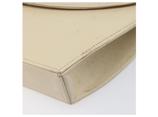 Borsa a tracolla SAINT LAURENT in pelle Ivory Gold Auth 199619 D'oro Crudo - vista 14
