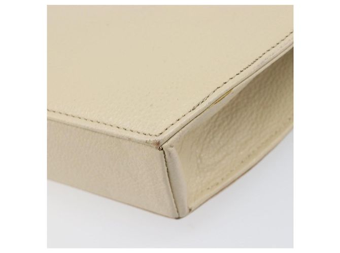 Borsa a tracolla SAINT LAURENT in pelle Ivory Gold Auth 199619 D'oro Crudo - vista 16
