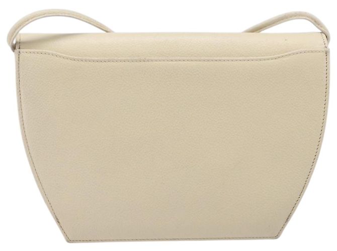 Borsa a tracolla SAINT LAURENT in pelle Ivory Gold Auth 199619 D'oro Crudo - vista 2
