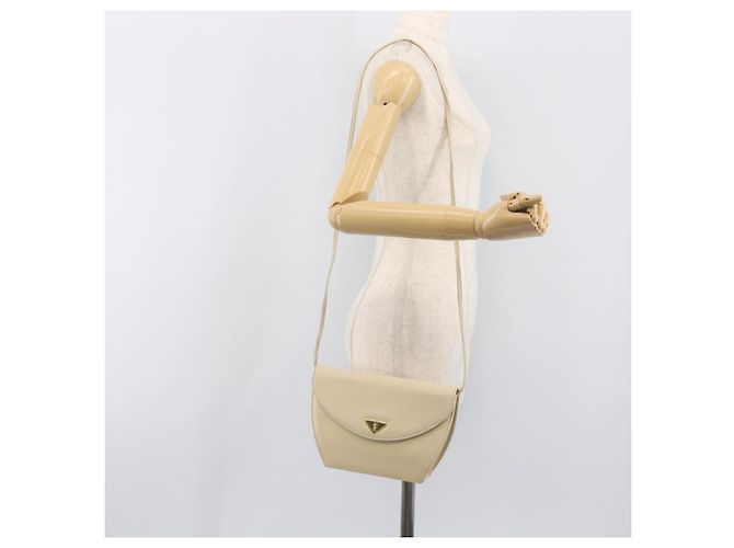 Borsa a tracolla SAINT LAURENT in pelle Ivory Gold Auth 199619 D'oro Crudo - vista 24