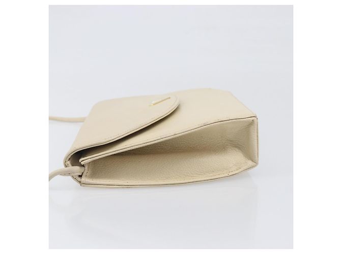 Borsa a tracolla SAINT LAURENT in pelle Ivory Gold Auth 199619 D'oro Crudo - vista 4