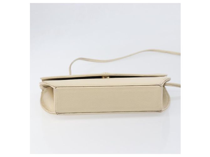 Borsa a tracolla SAINT LAURENT in pelle Ivory Gold Auth 199619 D'oro Crudo - vista 5
